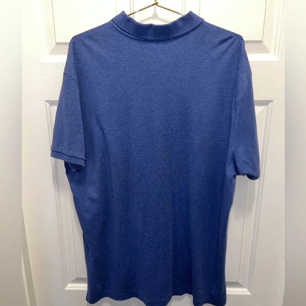 Ralph Lauren Heather Navy Blue Polo Shirt | Size XL